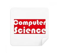 Course and Major Computer Science - Gafas de limpieza, gamuza de gamuza, 2 unidades