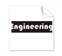 Course and Major Engineering - Limpiador de pantalla para gafas, color negro, 5 unidades