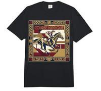 Course Hippique Art Deco Horse Racing Jockey Comfort Colors Adult Heavyweight T-Shirt