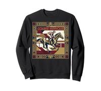Course Hippique Art Deco Horse Racing Jockey Sudadera