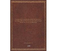 Courses de taureaux. Jugement de police du 7 octobre 1893. Justice de paix du canton Nord-Ouest de