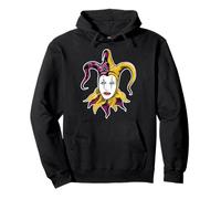 Court Bufón Comedia Comediante Jokester Arlequín Chiste Divertido Sudadera con Capucha