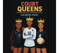 Court Queens: Celebrating female volleyball players Coloring Book