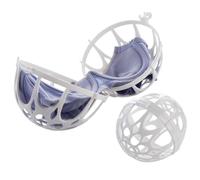 Courtieyeardceastea 2 bolas de lavandería para brasier, ahorro de espacio, red pequeña, reutilizables, herramientas de limpieza, cuidado personal, ropa interior, protector de casa, dormitorio,