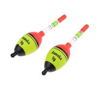 Courtieyeardceastea 2 flotadores de pesca luminosos verticales de pesca en roca, boya de plástico, 5 g