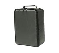 Courtieyeardceastea Bolsa de viaje para cámara, portátil, ajustable, acolchada, suave, negra, 34 x 25 x 14 cm, Gris oscuro 34 x 25 x 14 cm, 34x25x14cm, como se muestra en la