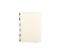 Courtieyeardceastea Cuaderno transparente para bocetos, agenda de objetivos, horarios de hábitos, cuadernos, escuela, papelería, oficina, A5, en blanco, 21 x 50 pies
