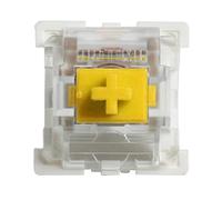 Courtieyeardceastea Interruptores mecánicos para teclado, eje de eje, piezas de repuesto, interruptores dorados