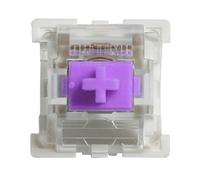 Courtieyeardceastea Interruptores mecánicos para teclado, eje de eje, piezas de repuesto, interruptores morados