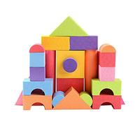 Courtieyeardceastea Juego de 25 bloques de construcción de espuma EVA de 3,5 cm de grosor