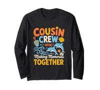 Cousin Crew 2026 Summer Vacation Beach Family Trips Matching Manga Larga