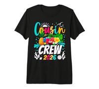 Cousin Crew 2026 Summer Vacation Matching Family Trip Beach Camiseta Premium