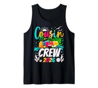 Cousin Crew 2026 Summer Vacation Matching Family Trip Beach Camiseta sin Mangas