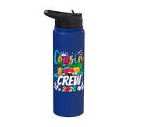 Cousin Crew 2026 Summer Vacation Matching Family Trip Beach Stainless Steel Insulated Water Bottle