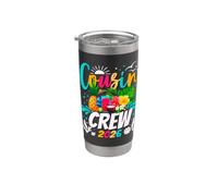 Cousin Crew 2026 Summer Vacation Matching Family Trip Beach Vaso térmico de acero inoxidable de doble pared