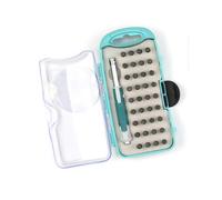 Cousin DIY Stamp & Go Metal Stamping Kit for Jewelry Making Bits with Letters Numbers and Symbols Teal