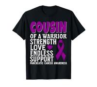 Cousin of a Warrior Pancreatic Cancer Family Matching Gifts Camiseta
