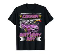 Cousin of The Birthday Boy Race Car Party Family Matching Camiseta