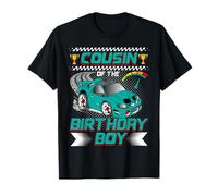 Cousin of The Birthday Boy Race Car Party Family Matching Camiseta