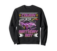 Cousin of The Birthday Boy Race Car Party Family Matching Sudadera