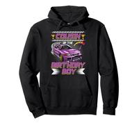 Cousin of The Birthday Boy Race Car Party Family Matching Sudadera con Capucha