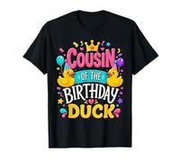 Cousin of The Birthday Duck Cute Family Matching Party Camiseta