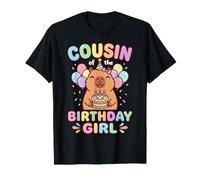 Cousin of The Birthday Girl Capybara Camiseta