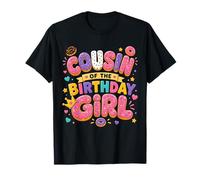 Cousin of The Birthday Girl Donut Party Theme Camiseta