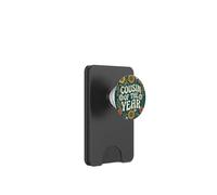 Cousin of The Year Retro Vintage Floral Family PopSockets PopWallet para MagSafe