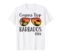 Cousins Trip Barbados 2026 Caribbean Weekend Family Vacation Camiseta