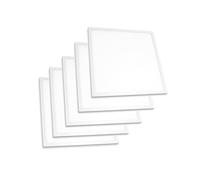 COUSON Panel LED 40W 595mm X 595mm Incluido Transformador Philips,Pack 5 Unidades (Blanco Neutro 4000k)