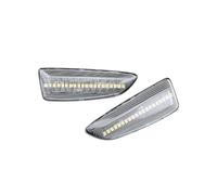 COUSOPO Luces Giro Indicadoras 2x para Opel para Crossland X 2017-2019 para Astra J 2009-2015 indicador lateral dinámico luz de señal giro intermitente lateral(Crystal white)