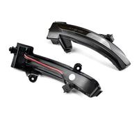 COUSOPO Luces Giro Indicadoras Indicador de espejo secuencial para Talisman, luz LED señal giro dinámica, intermitente agua corriente intermitente lateral