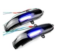 COUSOPO Luces Giro Indicadoras Lámpara intermitente indicadora de espejo lateral para Mercedes para Benc C W203 t-modell CL203 luz señal giro dinámica LED 2 uds intermitente lateral(Yellow and Blue)