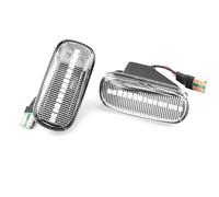 COUSOPO Luces Giro Indicadoras Lámpara LED de posición lateral, luces dinámicas señal giro 2001-2015 para Civic 1998-2001 para Acura para Integra Type-R DC2 intermitente lateral(Crystal white)