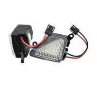 COUSOPO Luces Giro Indicadoras Lámpara luz LED espejo lateral inferior, lámpara charco, 2 piezas, 6000K, para Skoda para Octavia (1Z) 2004-2013 para 3 MK3 (5E) 2012-20 intermitente lateral