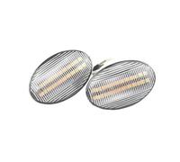 COUSOPO Luces Giro Indicadoras Luz coche 1996-12,1999 para Opel para Sintra 09,2000-12,2009 para para Corsa C (X01) lámpara LED intermitente señal giro lateral intermitente lateral(Crystal white)