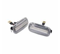 COUSOPO Luces Giro Indicadoras Luz indicadora lateral de luz intermitente Led señal giro dinámica para A3 S3 8P A4 S4 RS4 B6 B7 A6 S6 RS6 C6 intermitentes intermitente lateral(Crystal)