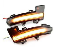 COUSOPO Luces Giro Indicadoras Luz LED de señal giro dinámica, luz intermitente agua corriente para Skoda para Octavia MK3 5E 2013 2014 2015 intermitente lateral(Smoky-black)