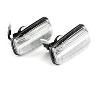 COUSOPO Luces Giro Indicadoras Luz Led de señal giro lateral dinámica para Peugeot 306, 106, 406, 806, lámpara intermitente secuencial para expertos y socios intermitente lateral(Crystal white)