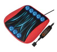 Coussin De Siège Auto Ventilé Avec 8 Ventilateurs Intégrés - Housse De Refroidissement USB Respirante | 3 Vitesses Réglables, De Soie Glacée Anti-Sueur, Accessoire Automobile Universel Noir