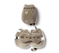 Puckator Cojín de viaje Relaxeazzz peluche 2 en 1 con antifaz Pusheen Multicolor