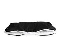 Coussin pour siège de poussette de coton tapis de revêtement perméable à l'air plumb poussette solide de couleur (noir)