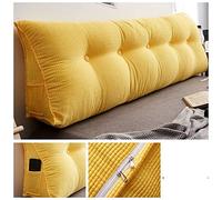 Coussin triangulaire pour tête de lit canapé sofá housse amovible primo confortable de lecture de relax de soutien lombaire