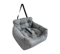 Coussin Véhicule Chien - Imperméable Ajustable Création, Siège Automobile Sécurisé Avec Sangle | Idéal Déplacement VUS Saisons Coffre Habitacle Jeune Animal Compagnon