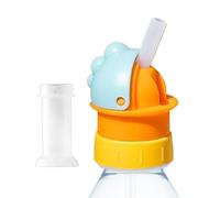 Couvercle De Bec De Bouteille D'eau - Couvercle Conversion Étanche PP Silicone | Adaptateur Anti-déversement Avec Paille Rarificable Pour Boire Facilement | Pour Les, Les Adultes, es Soda