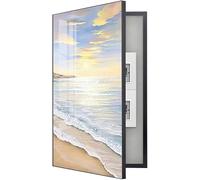 Couvercle de boîte à fusibles décoratif Mural en alliage d'aluminium, décoration murale, couvercle de panneau électrique pour masquer le compteur