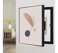 Couvercle de panneau électrique Mural, boîtier de compteur Moderne, peinture décorative, panneau de disjoncteur caché, boîte à fusibles, armoire Avec Cadre PS