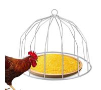 Couvercle Pour Mangeoire À Volaille - Couvercle Pour Mangeoire À Poulet, Cadre D'alimentation Pour Poulet | Aucune Cage D'alimentation De Canard D'encombrement Pour Des Couvertures De Récipient De Fe