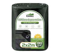 Covall Lona Mediana 2x2m Alfombra de Piso para Acampar 130g/m² (Verde Militar/Negro) Carpa Anti UV Cubierta al Aire Libre Cubierta Protectora para Coche RV Techo de Piscina Pozo de Arena Bote RV
